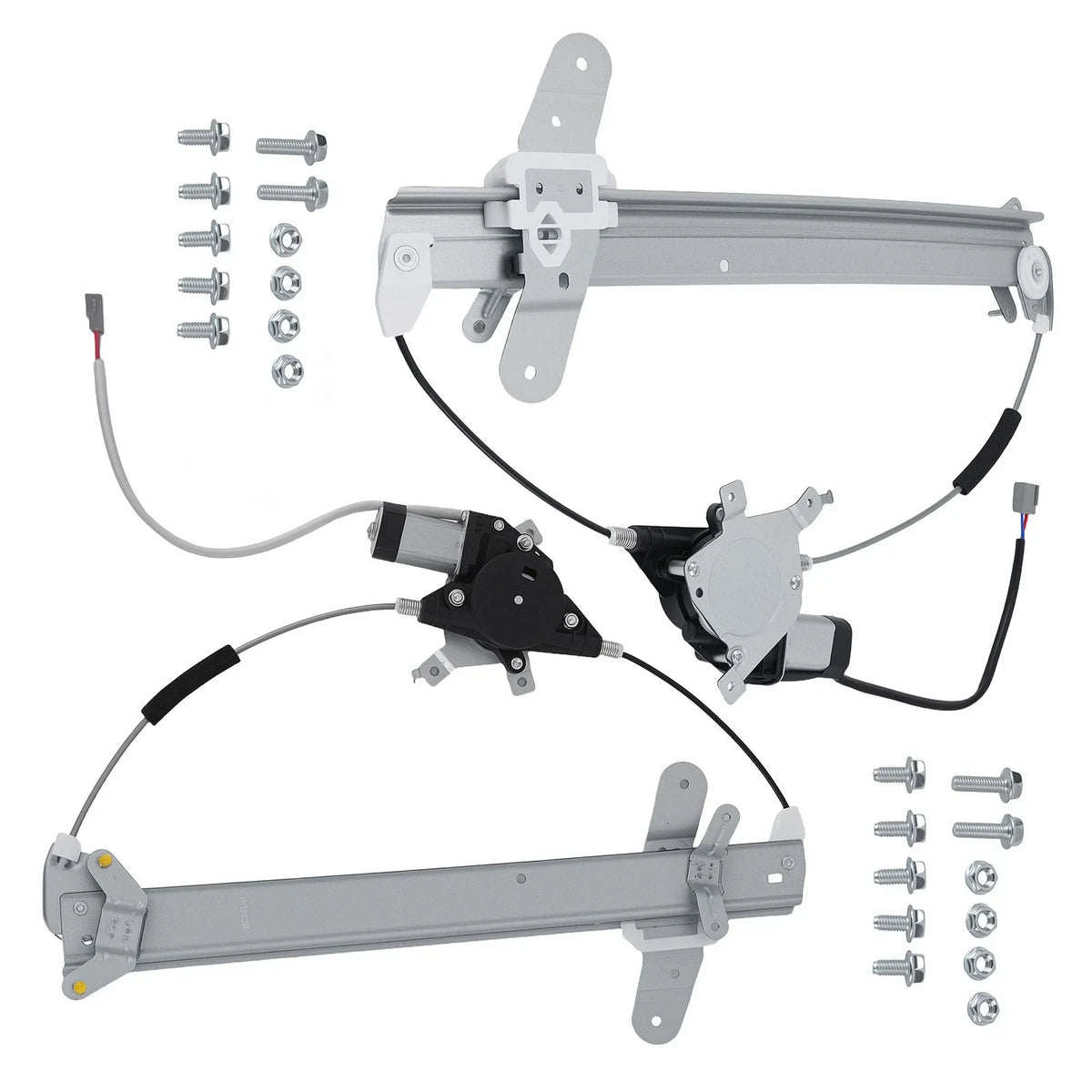 Set of 2 Window Regulators & Motors for Lincoln Town Car (1998–2011)
