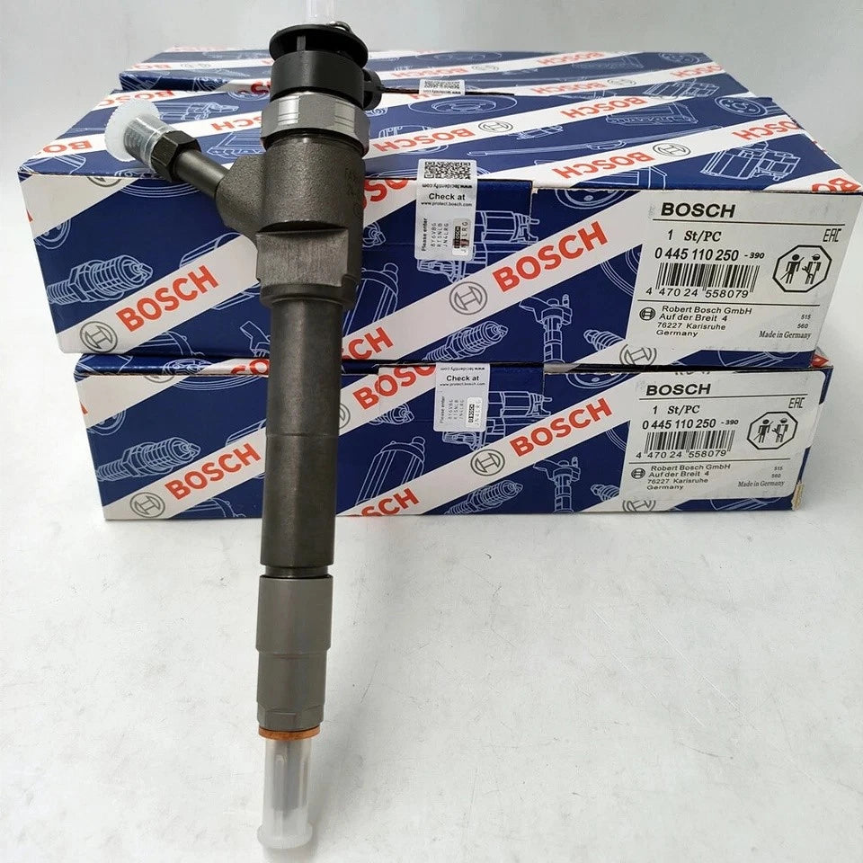 Set of 4 Diesel Injectors for Mazda BT-50, Ford Ranger (0 445 110 250)