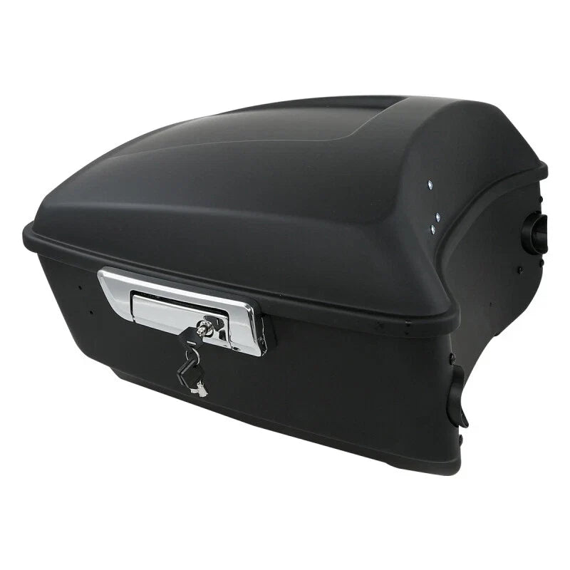 Matte Black Trunk Luggage Rack Pad Speakers for Harley Road Glide (2014–2026)
