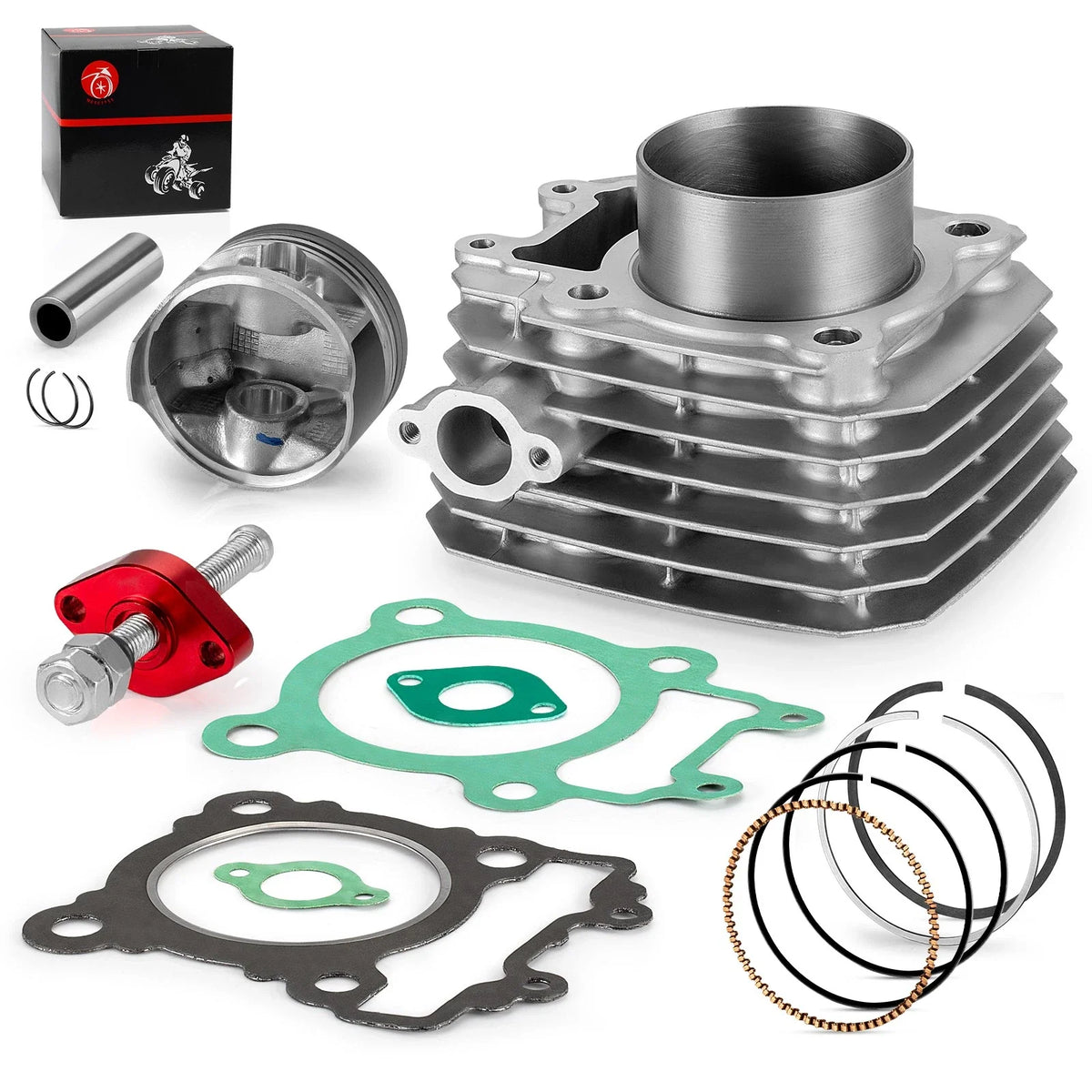 Cylinder w/ STD Piston Gasket Top End Kit for Kawasaki Bayou KLF 250 (2003–2011)