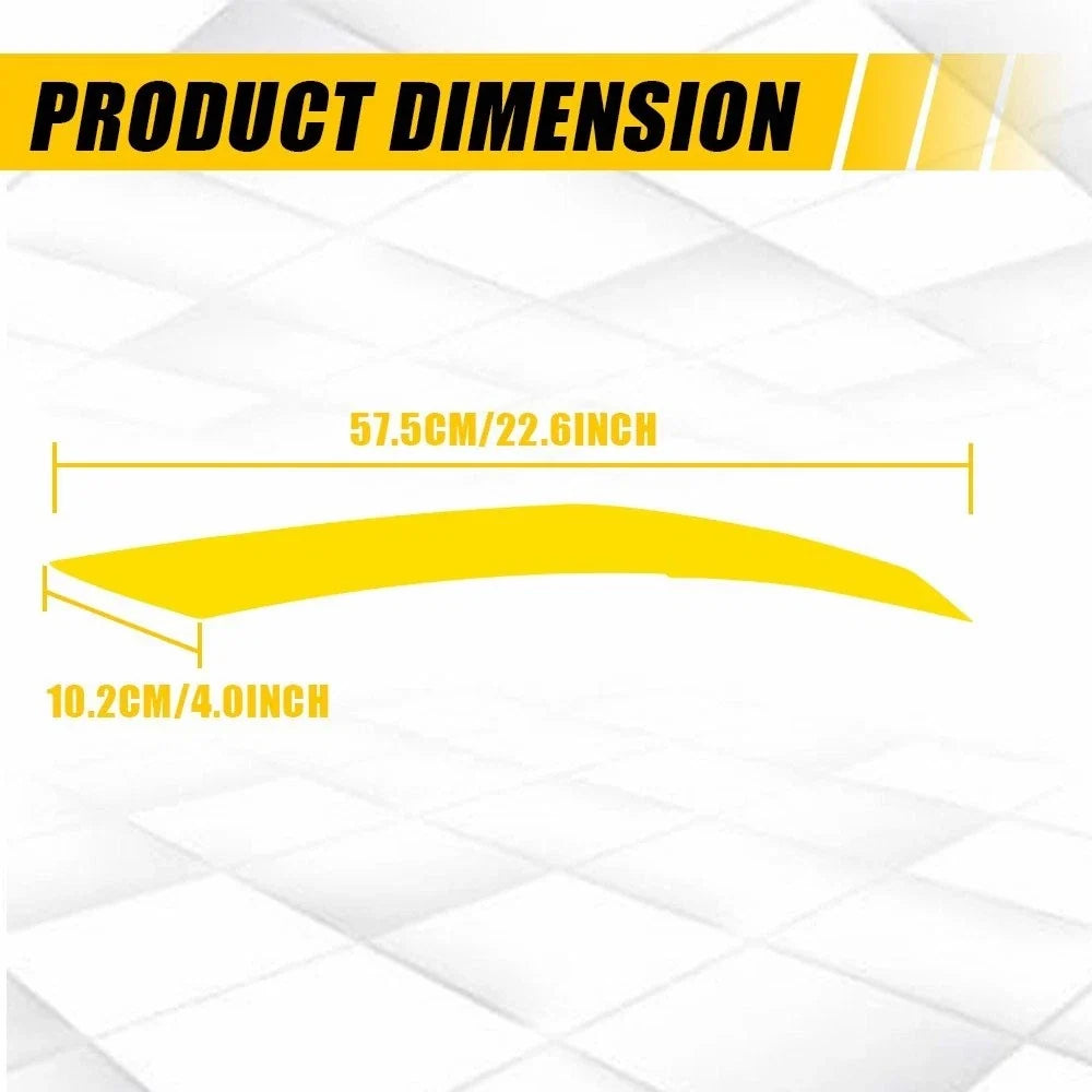 Amber DRL Headlight Vinyl Overlay Decals for Lexus IS300 IS350 IS500 (2021–2025)