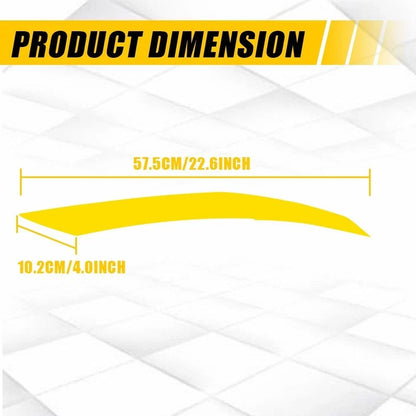 Amber DRL Headlight Vinyl Overlay Decals for Lexus IS300 IS350 IS500 (2021–2025)