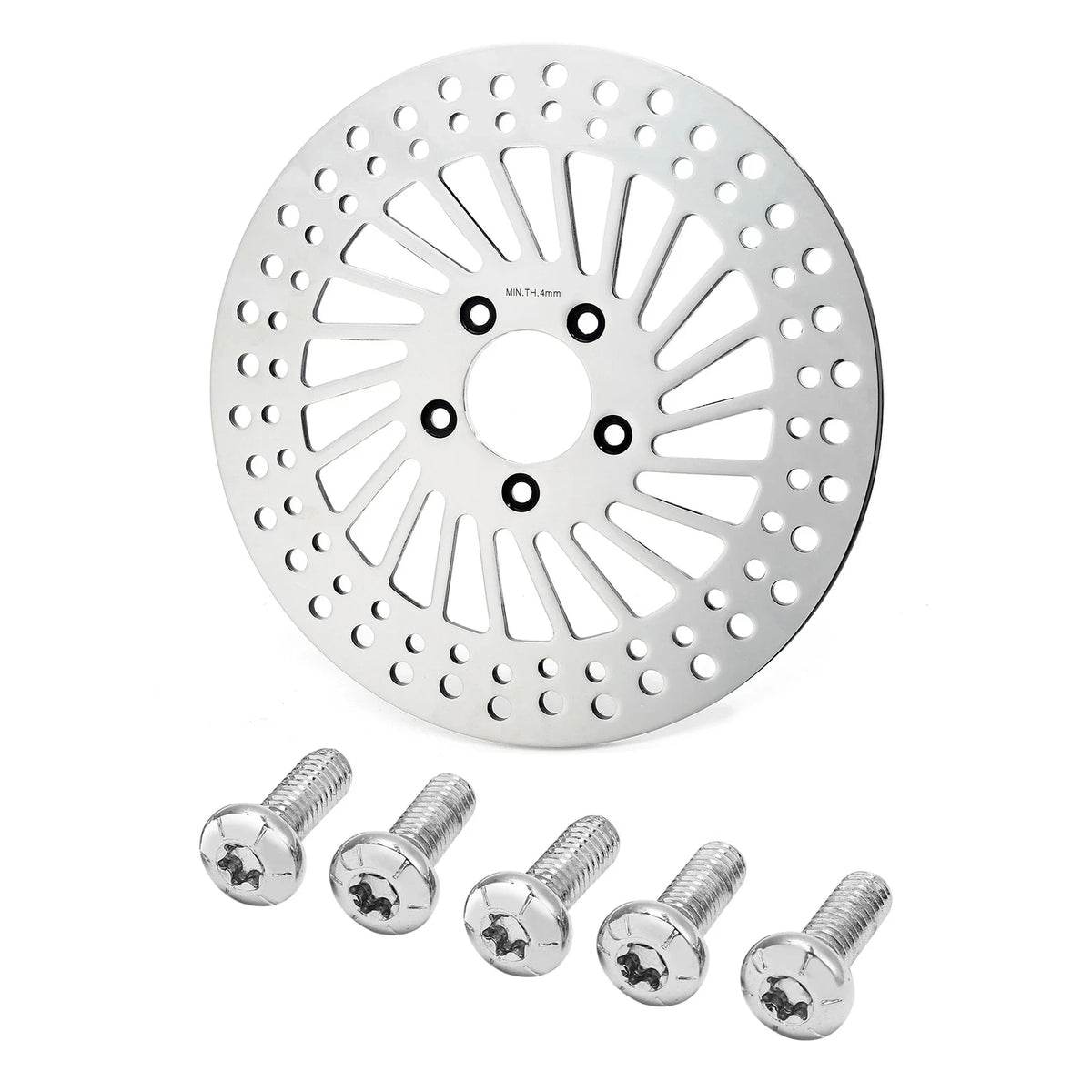 Front Right Brake Rotor & Bolts Kit for Harley Touring Road Glide (2000–2017)