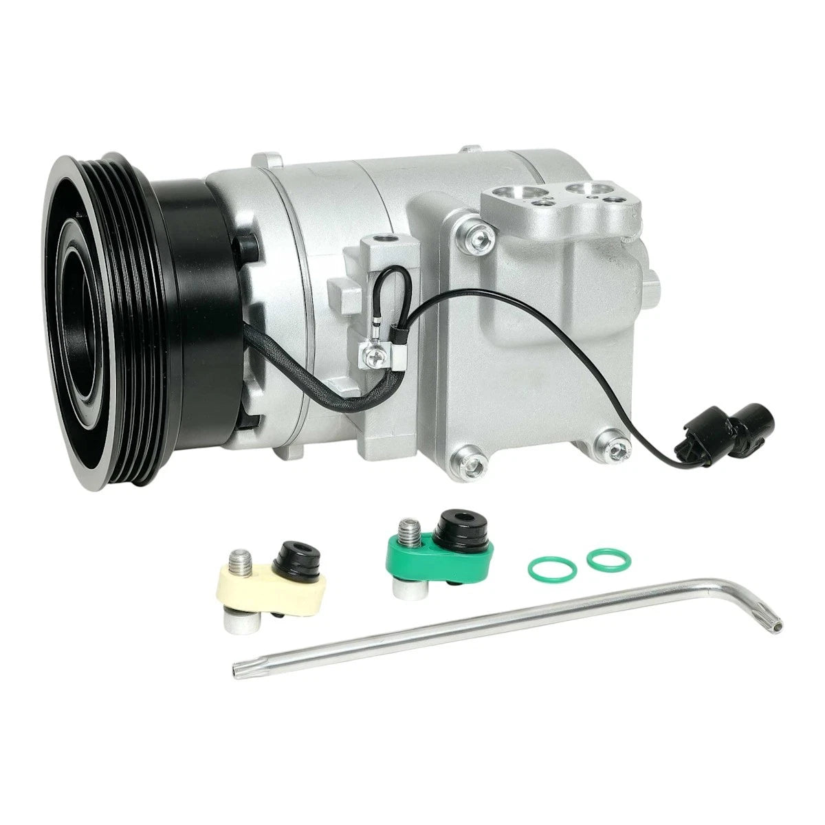 A/C Compressor with Clutch for Hyundai Accent (2000–2002) 18016474, 58188, 9770125000