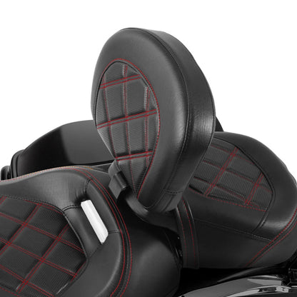 Driver Rider Backrest for Harley Touring Electra Road Glide (2009–2023) Black