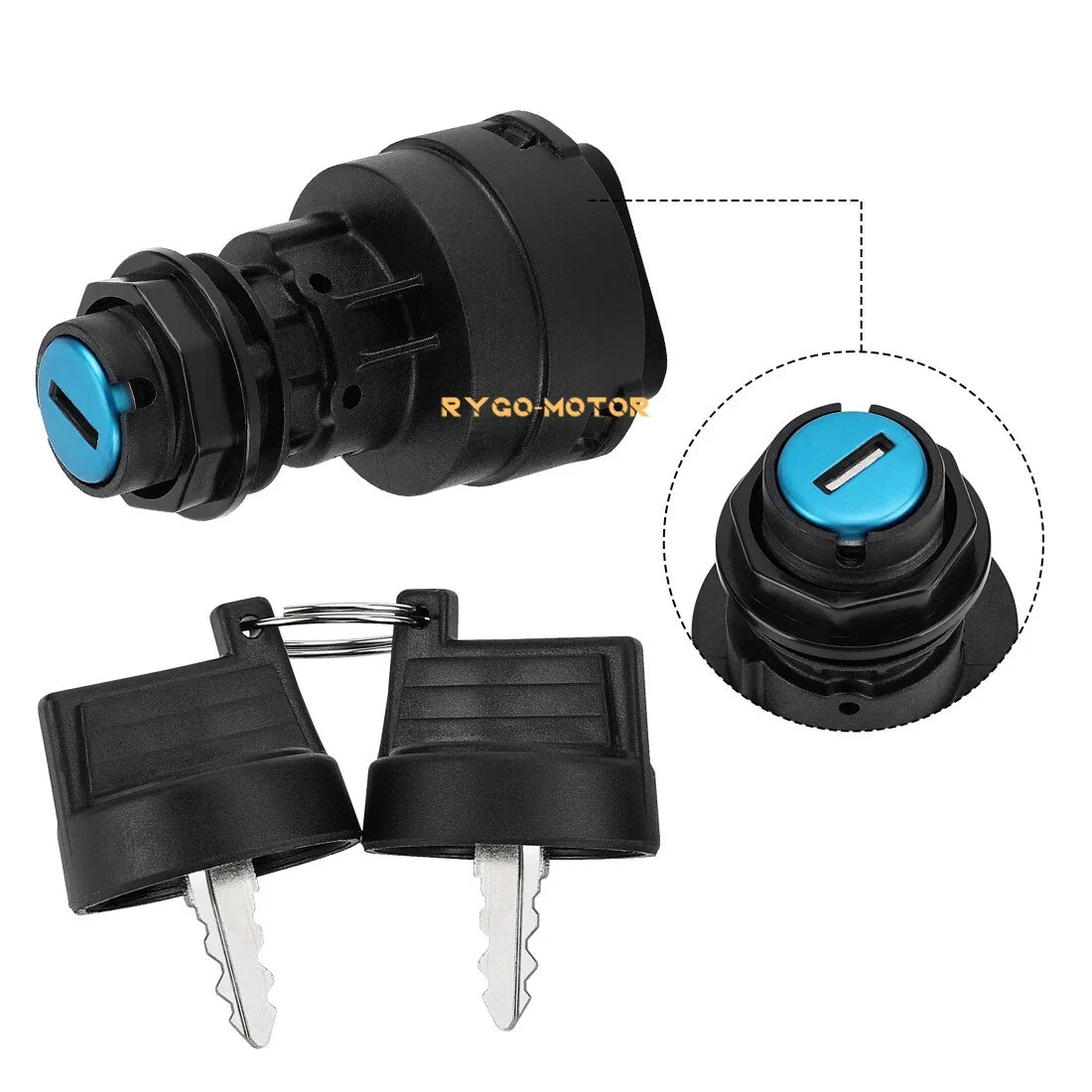 3 Position Ignition Key Switch for Polaris Sportsman 850 570 450 1000 (2021–2024)