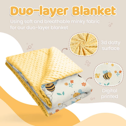 30 x 40 Soft Minky Blankets for Girls (No Part Numbers)