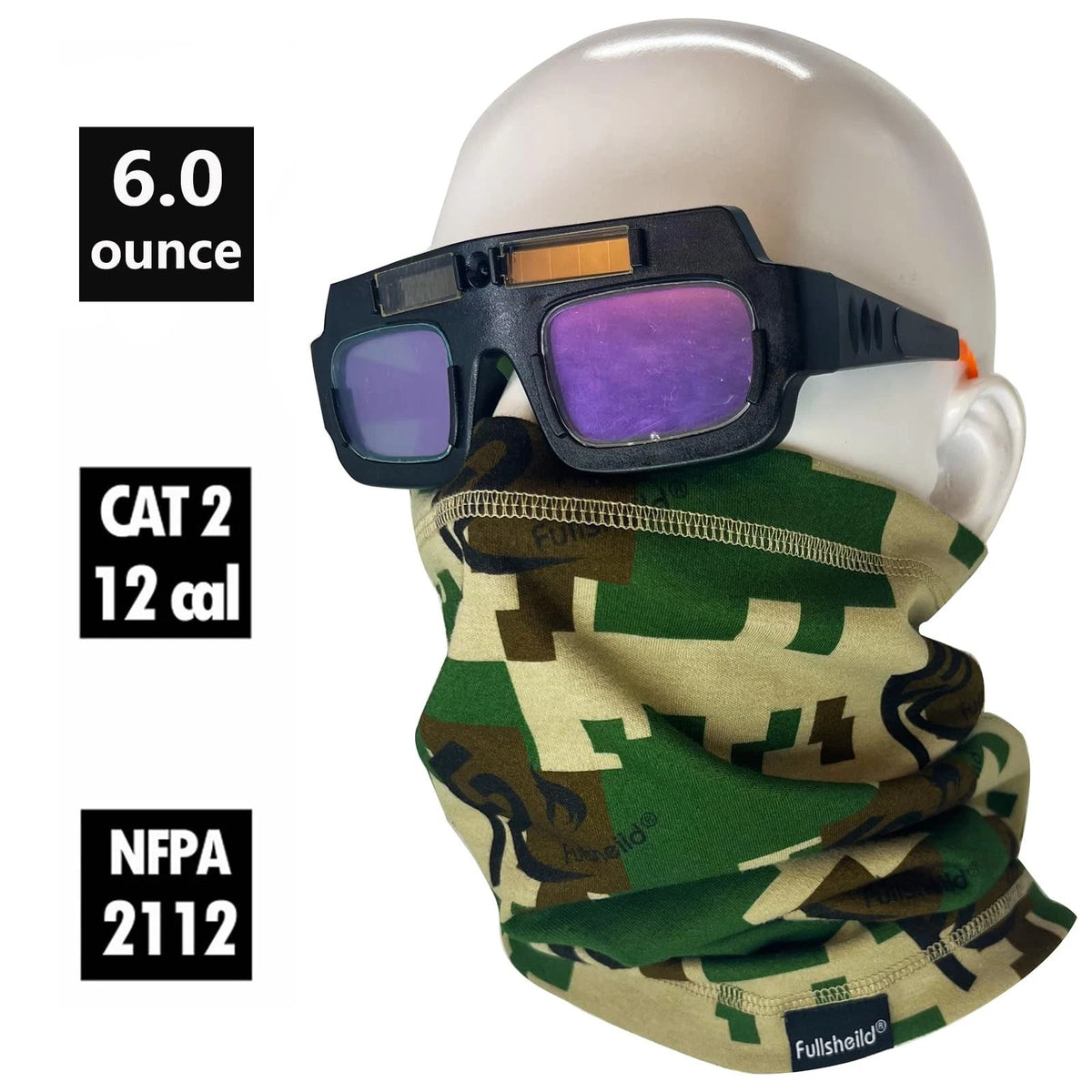 Fullsheild FR Flame Resistant Face Mask for Camo 02 (One Size)