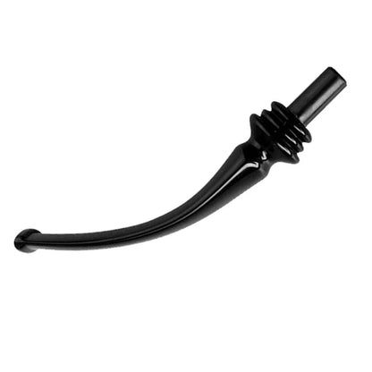 Acrylic Bent Curved Pipe Stem Mouthpiece Replacement for Tobacco Pipe