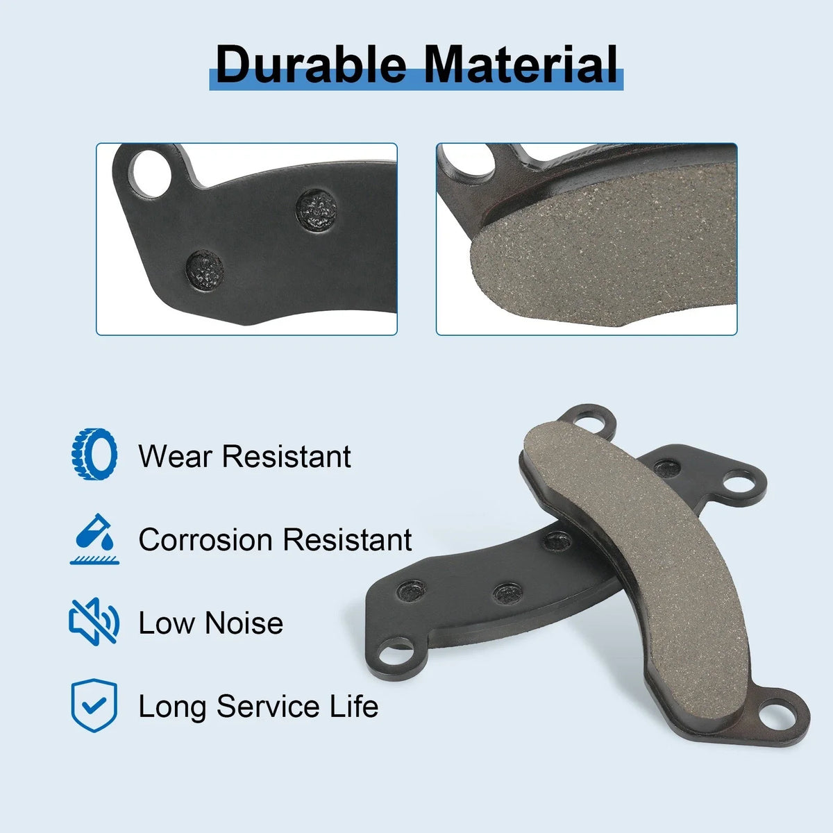 Set of 4 Trailer Axle Disc Brake Pads for Dexter K71-180-00