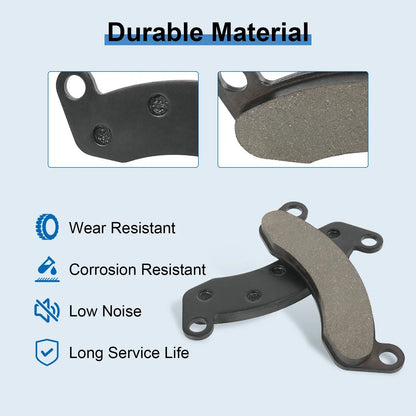 Set of 4 Trailer Axle Disc Brake Pads for Dexter K71-180-00