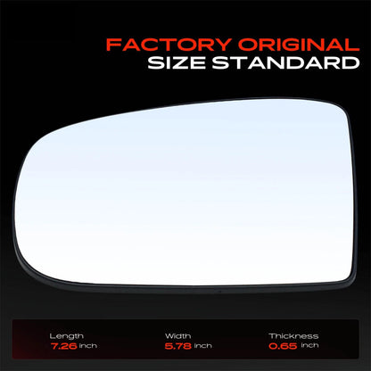 Heated Driver Power Mirror Glass for Mercedes-Benz ML320 ML350 (1998–2005) - 1638102319, MB1324103