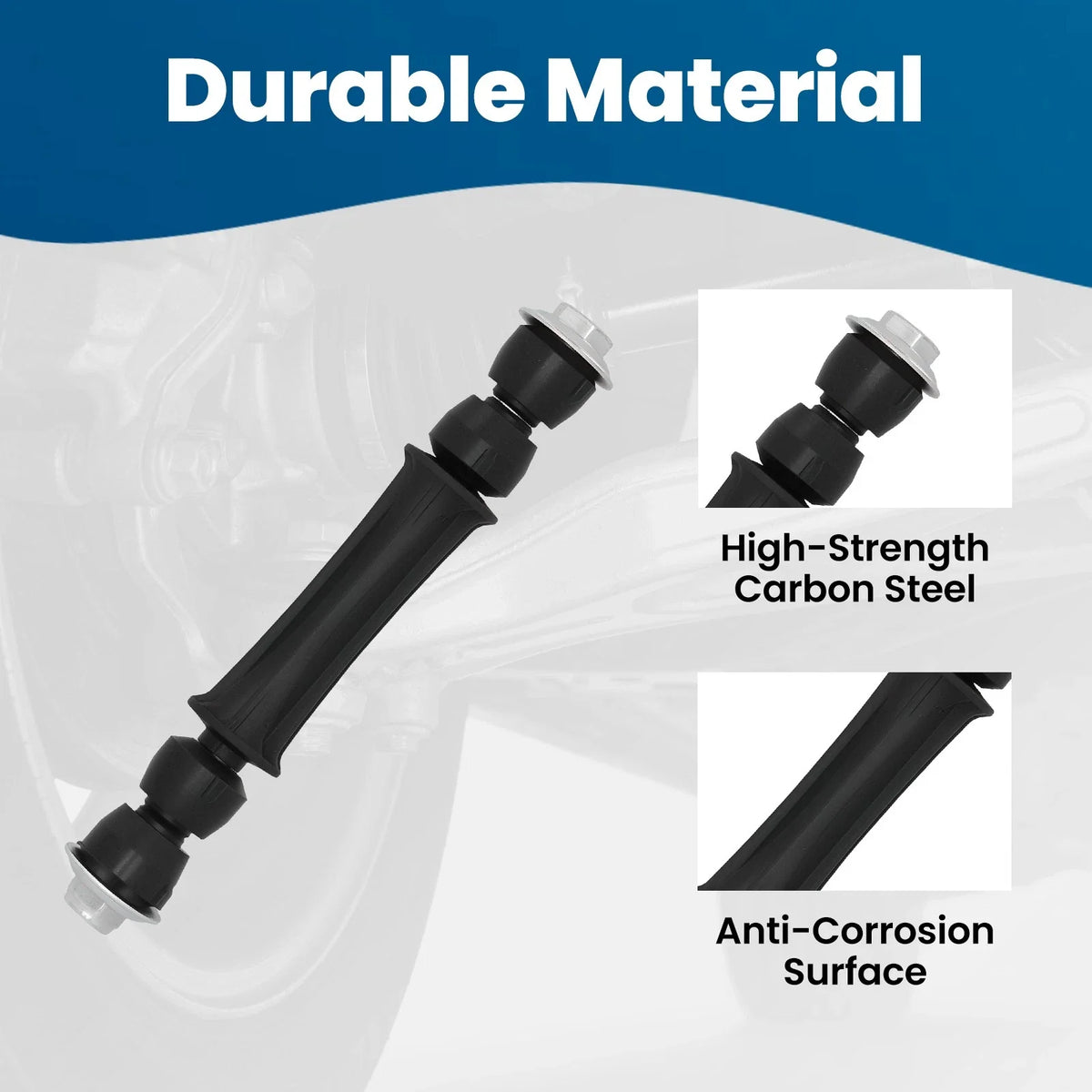 Front Sway Bar End Link for GMC Sierra 1500, Escalade (2007–2016)