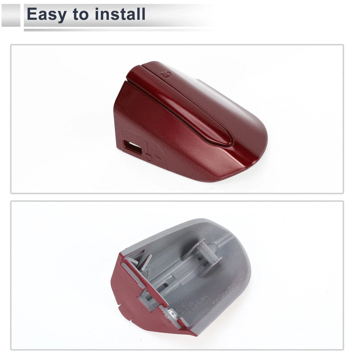 Front Left Door Handle Protector for Ford Mondeo Edge Taurus (2013–2020) Red
