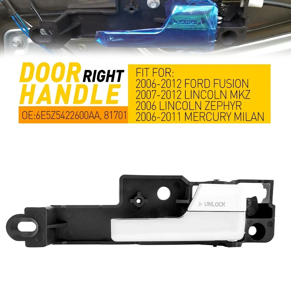 Chrome Inside Door Handle for Ford Fusion MKZ (2013–2020)