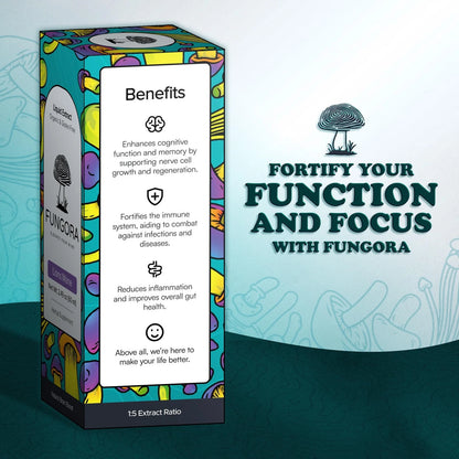 Fungora Lion's Mane Liquid Extract for Nootropic Brain Support