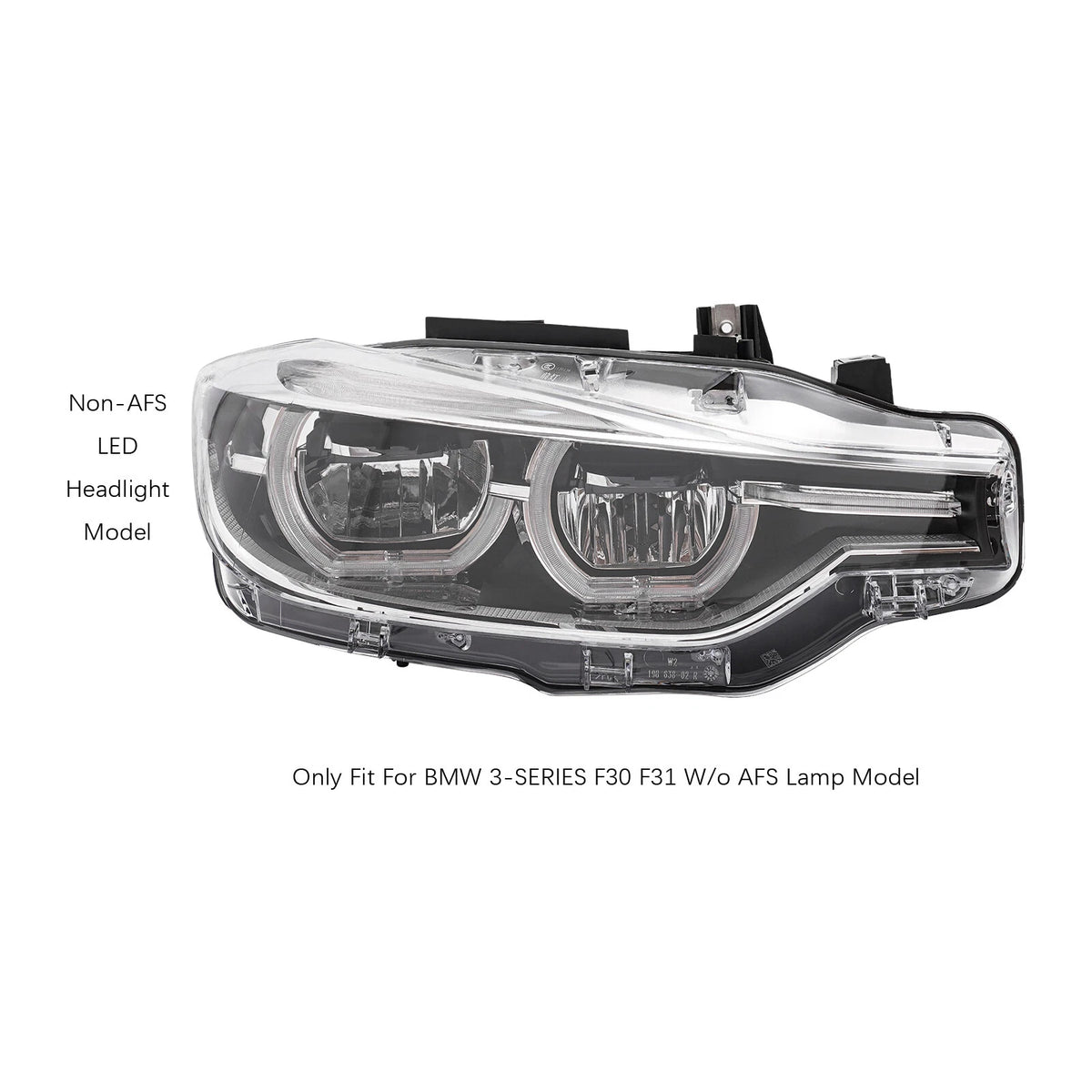 LED Right Headlight for BMW 3 Series F30 (2016–2019) 63117419630, 8738716