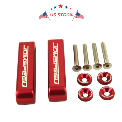 Set of 2 Hood Spacer Risers for Acura Honda Integra CRX Civic (1988–2001)