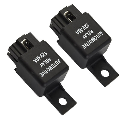 2X YL-388-S 12V 40A Relay for Universal Fog Driving Light Wiring Harness