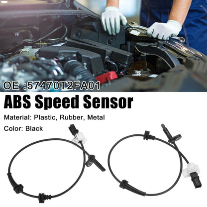 2Pc ABS Wheel Speed Sensor for Honda Accord (2013–2017) No. 57470T2FA01