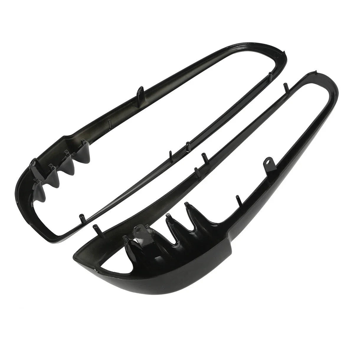 Black Radiator Trim Bezels for Harley V-Rod Night Rod (2001–2010)