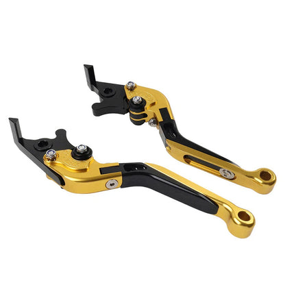 Extendable Brake Clutch Levers  Gold for BMW F650GS (2002-2007)