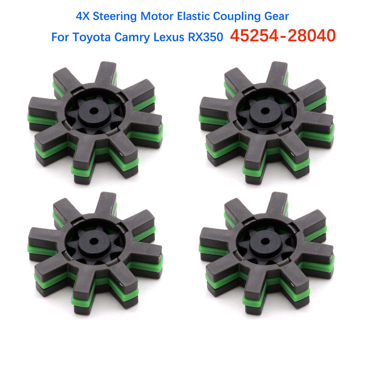 4X Steering Motor Elastic Coupling Gear 45254-28040 for Toyota Camry Lexus RX350
