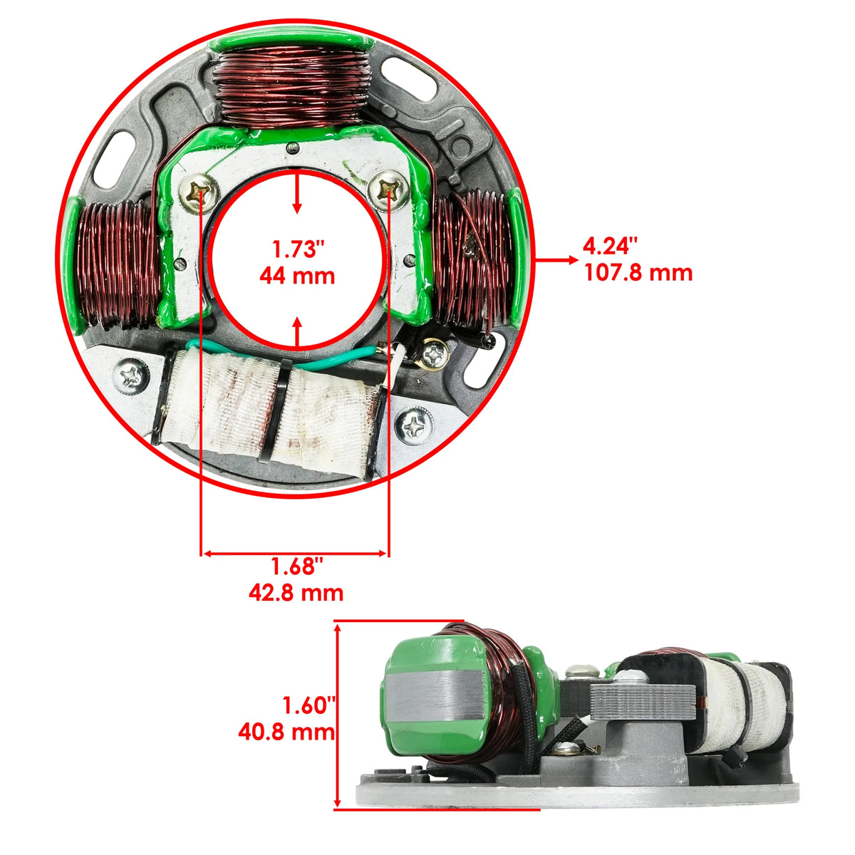 Stator for Sea-Doo (290886725, 290886726, 420886725) (ST188)