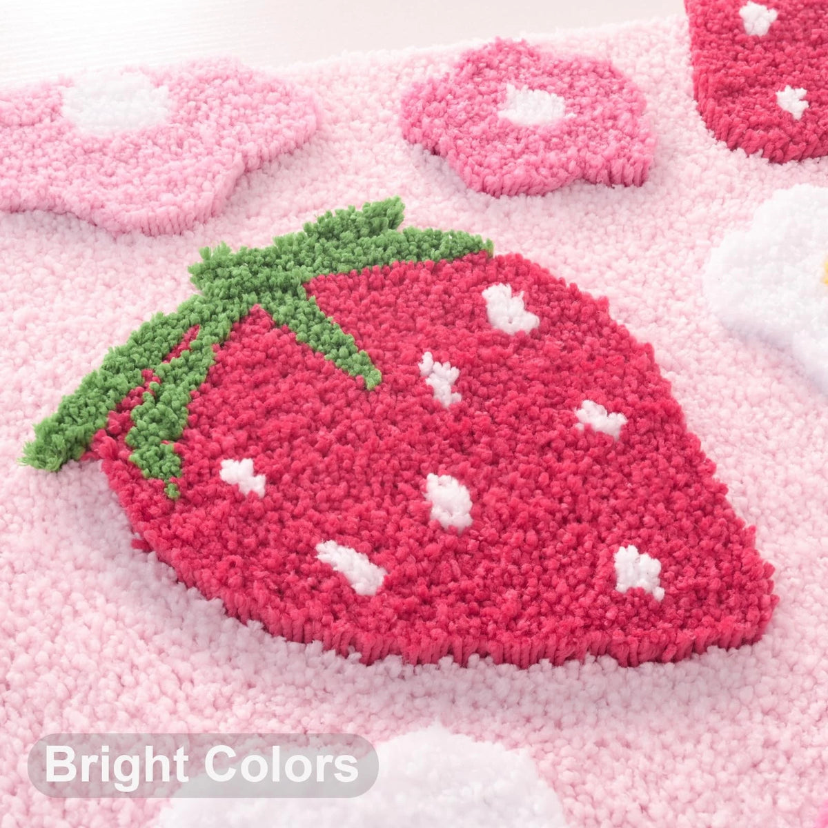 Cute Strawberry Bathroom Rug for Anybar (1'6" x 2'1")