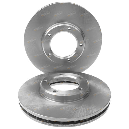 2 x Disc Rotors for Hilux 2wd (1983–1989)