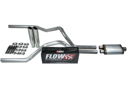 2.5" Dual Exhaust Kit for Ford F150 (2015–2020) Flowmaster Flow FX Clamp Tip