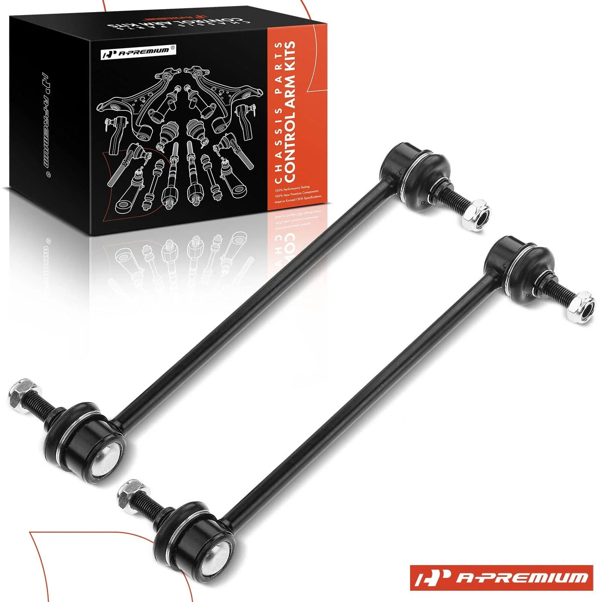 Set of 2 Front Side Sway Bar Links for Ford Fiesta (2011–2018) EcoSport (2018)
