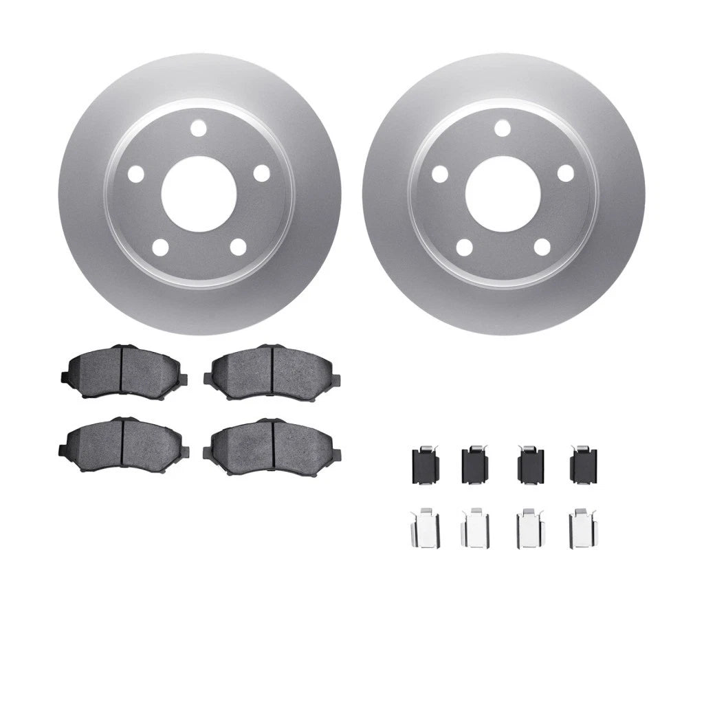 Set of 4 Ceramic Brake Pads for Volkswagen Routan (2009–2014) ALX-PAU-DF-4512-40144-CLA5