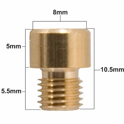 Main Jet 100 for Yamaha Off-Road Motorcycles (miki244424)