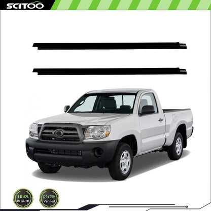 Pair Window Scraper Seal Belt Weatherstrip for Toyota Tacoma (1996–2003)