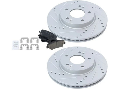 Brake Pad and Rotor Kit for Kia Forte (2014–2016) 39124XNRV