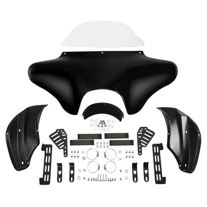 Batwing Fairing Windshield for Harley Softail, Yamaha V-Star 650, 1100