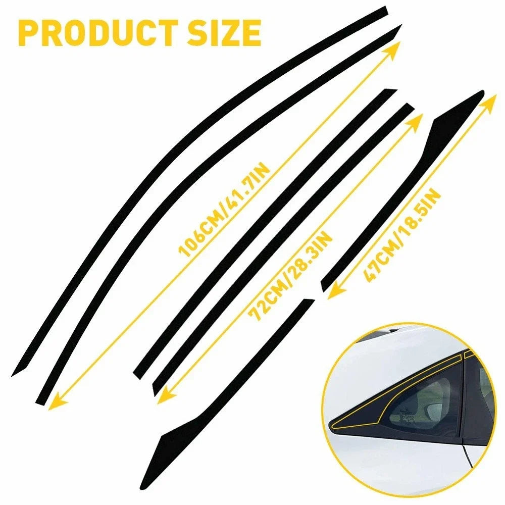 Chrome Delete Blackout Overlay Matte for Honda Civic Sedan (2016–2021)