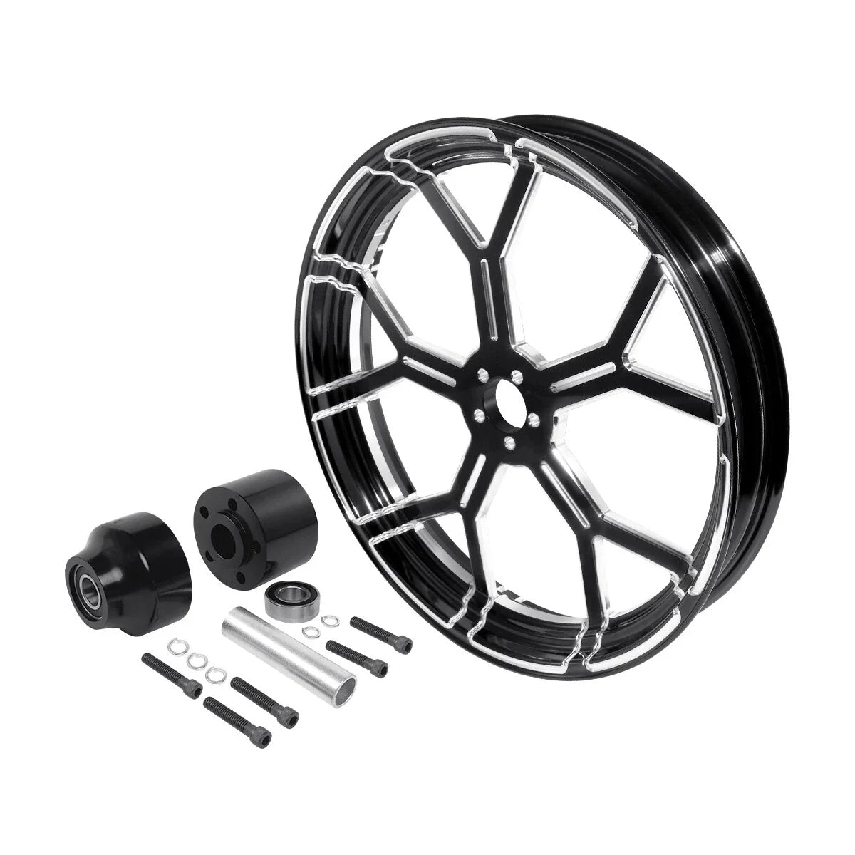 26" Front Wheel Rim Single Disc Hub for Harley Touring (2008–2025)