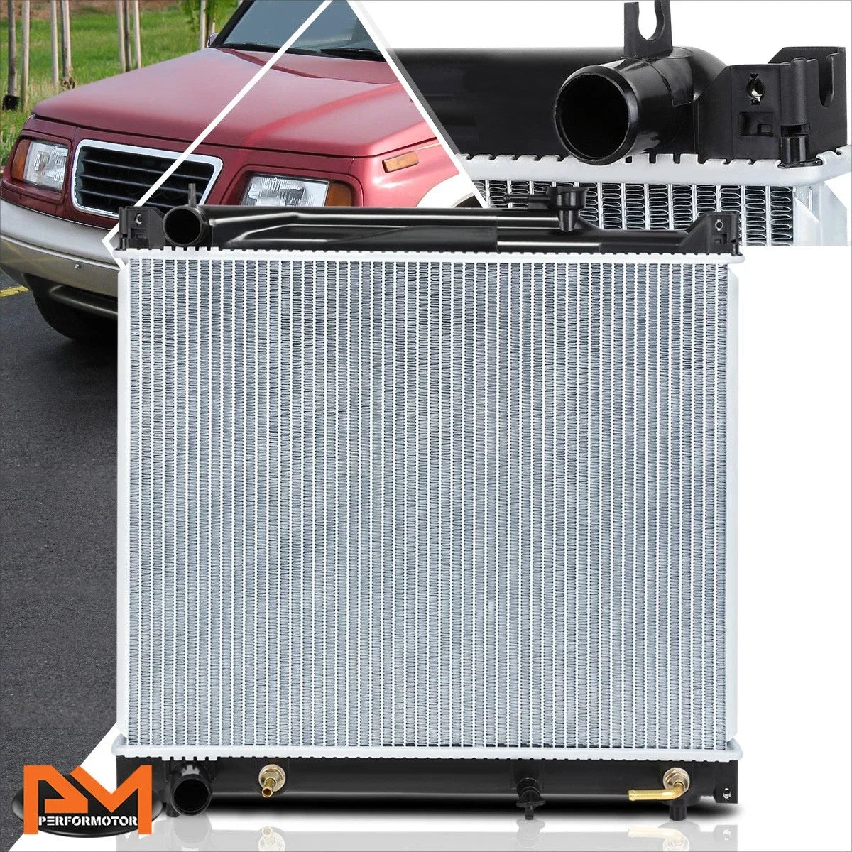Aluminum OE Factory Radiator for Suzuki Sidekick/Grand Vitara (1996–2004) DPI-2087