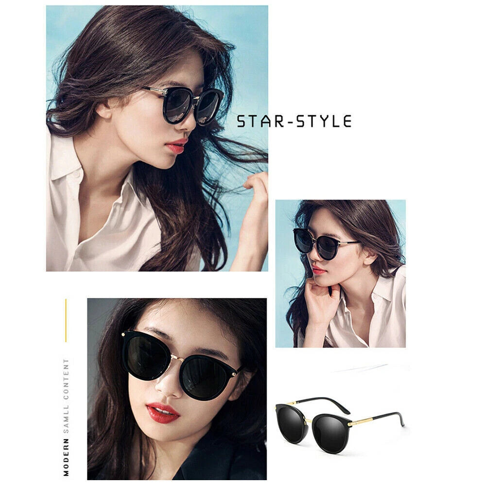 Women's Polarized Retro Sunglasses for Outdoor Driving