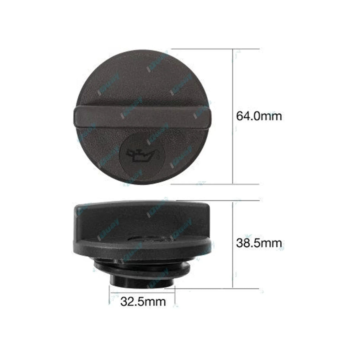 Engine Oil Cap Plastic Screw for Nissan Infiniti 8cyl 4.5L 1993~1997