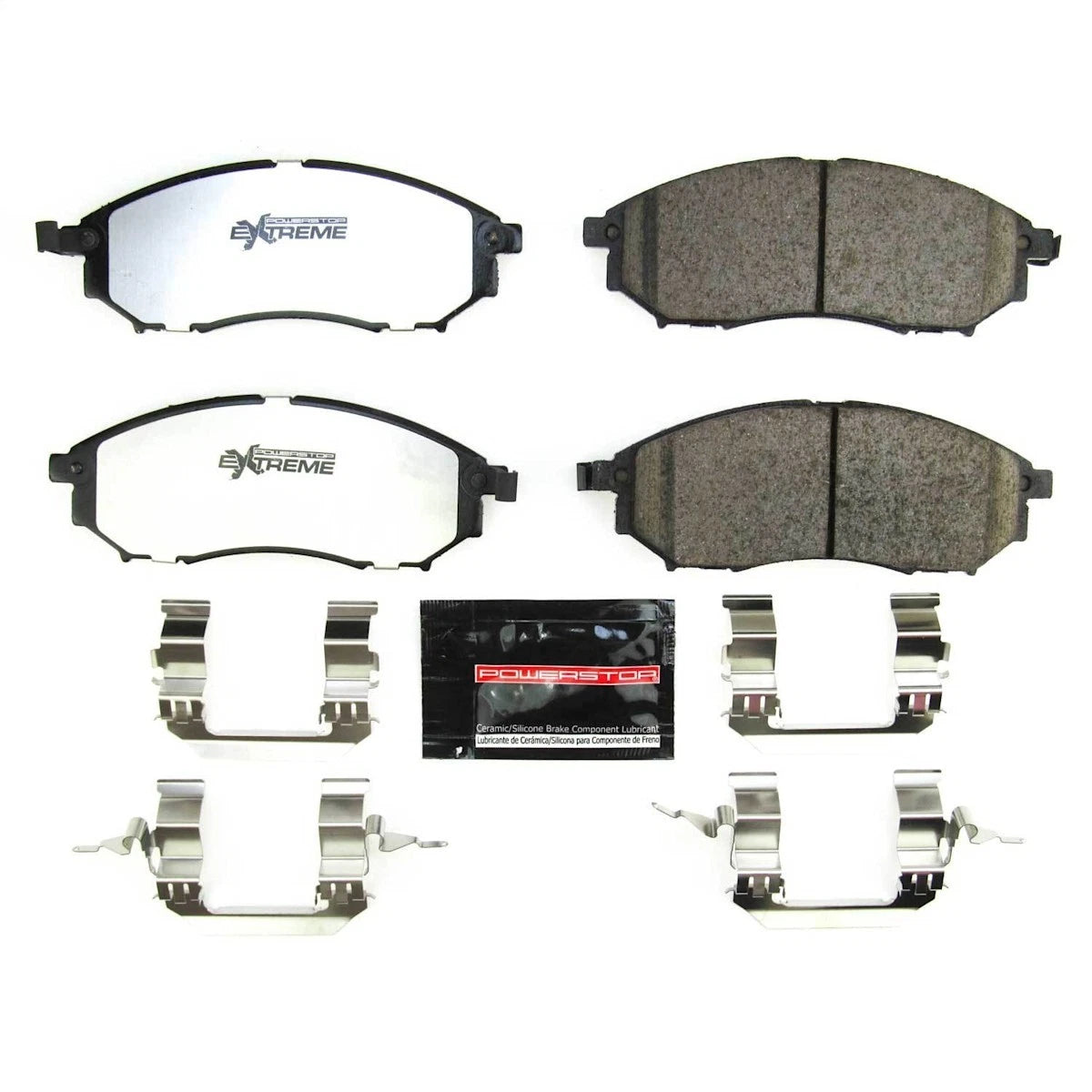 2X Z26-888B Powerstop Brake Pad Set Front for INFINITI QX70 FX37 FX35 (2006–2014)