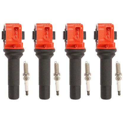 Ignition Coil and Spark Plug Kit for Subaru Impreza Forester (2011–2012) 18101002, 22433AA630, UF664