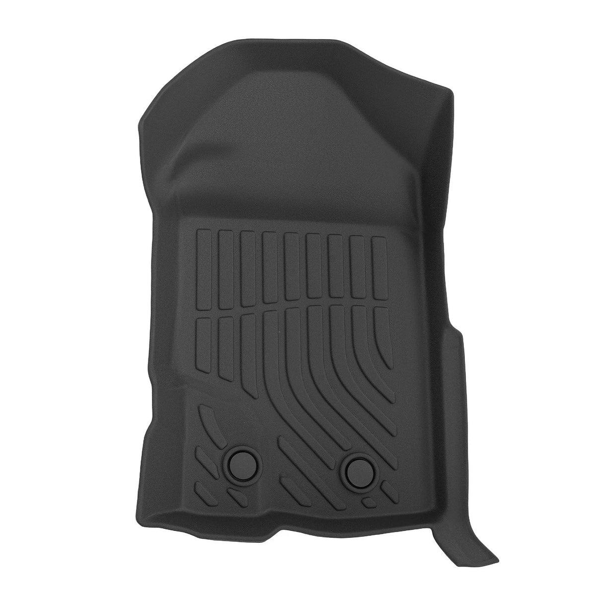 All Weather Floor Mats for Ford Ranger SuperCrew Cab (2019–2023) Black