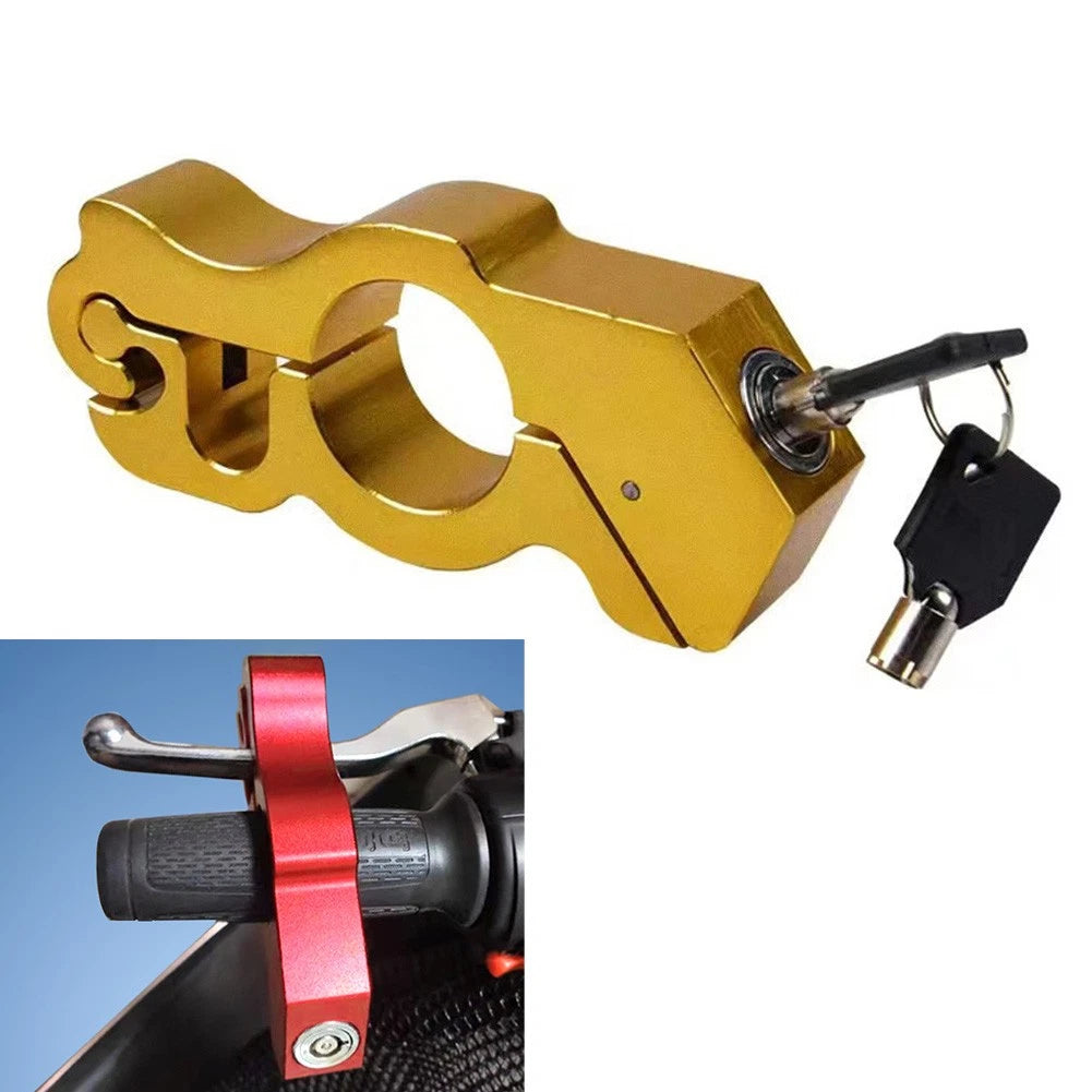 Handlebar Lock for Bike Scooter ATV (Anti-Theft Grip Throttle Security)