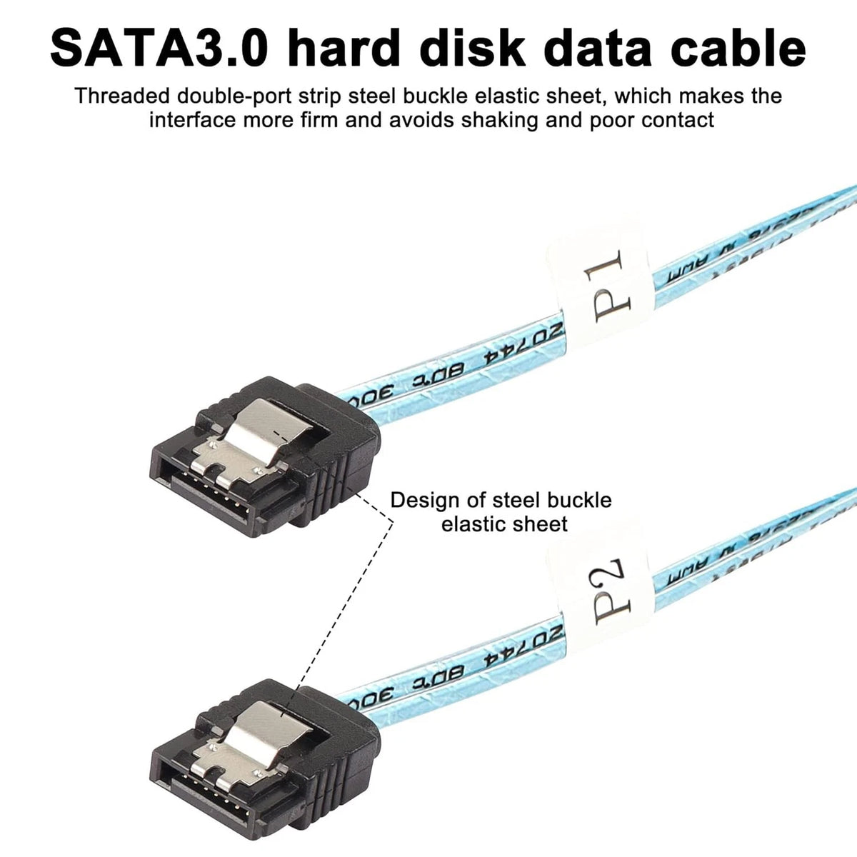 Mini SAS Cable SFF-8643 to 4 SATA for Hard Drive (0.5M)