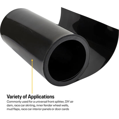 Colored Plastic HDPE Sheet 25 Ft Rolled 1/8 Inch Thick White