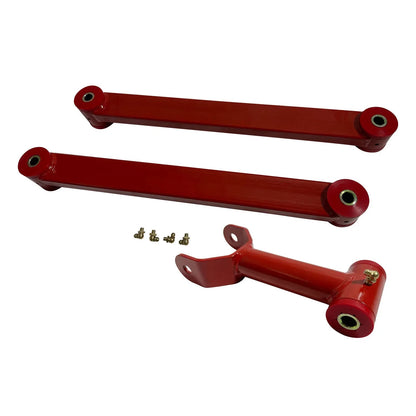 Set of 2 Rear Upper Lower Control Arm Track Bar Sway Bar Link for Mustang (2005–2010) LSOT00902