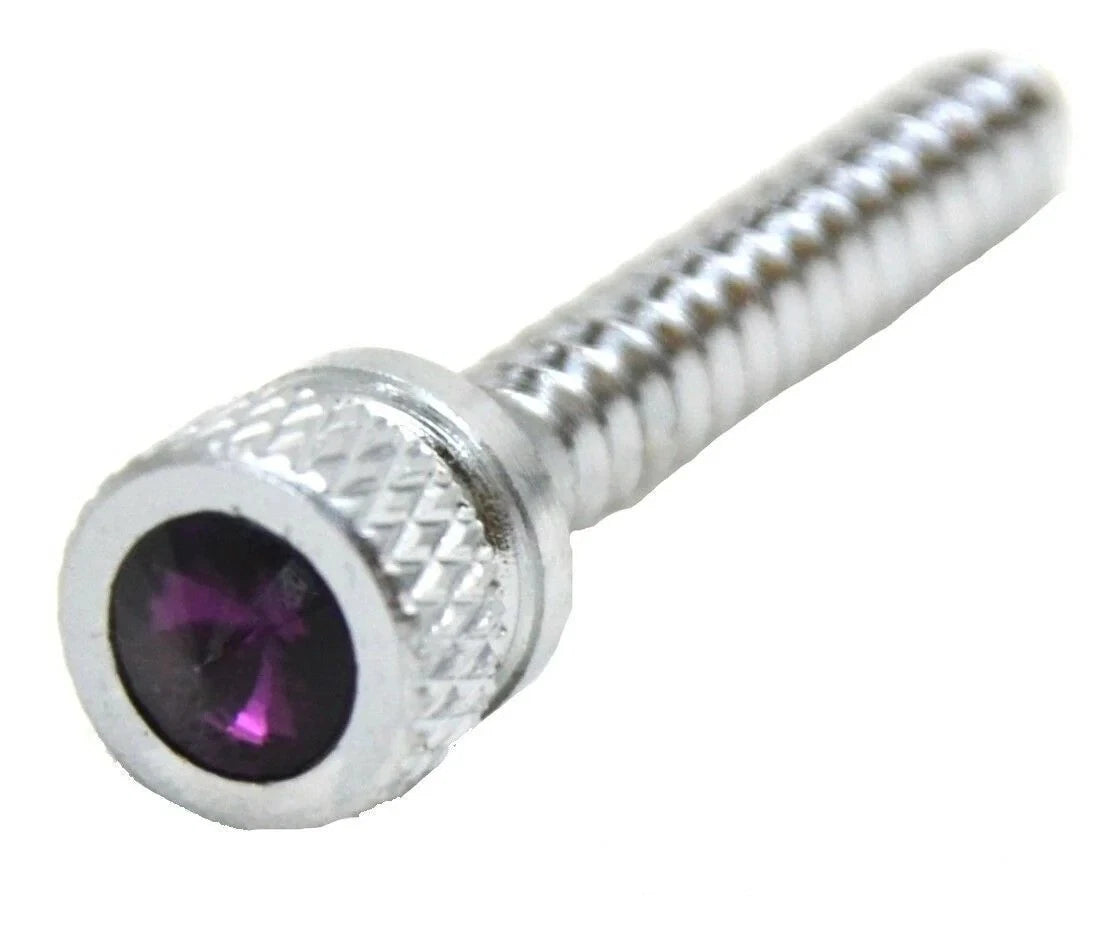 Set of 6 Dash Screws for Freightliner Purple Jewel Chrome (UP#24055)